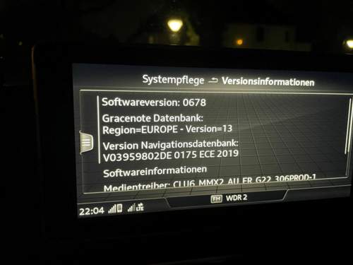 Audi A4 B9 MMI