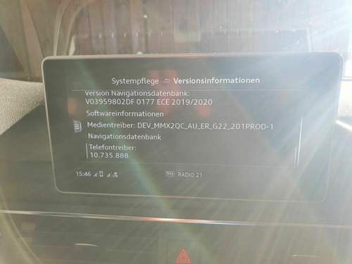 Versionsinfo MMI II