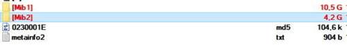 Groesse entpackt