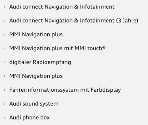 Sonderausstattung