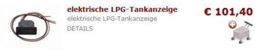 Lpg-anzeige