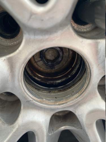 Wheel inserted