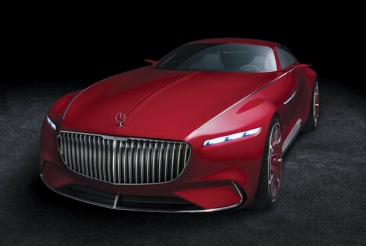 Mercedes-Maybach Vision 6: Der Grill könnte, sagt Mercedes-Chefdesigner Wagener, bald zum Erkennungsmerkmal der Maybach-Linie werden