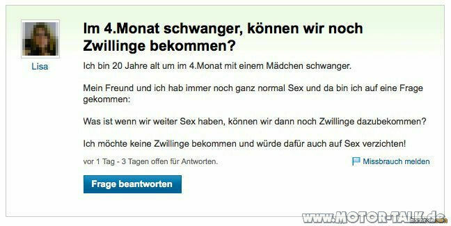Vielleicht so: Ein Witzefred - um die Biker auf zu lockern