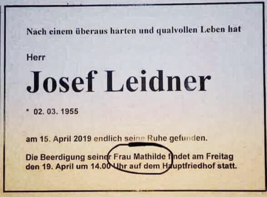Vielleicht so: Ein Witzefred - um die Biker auf zu lockern