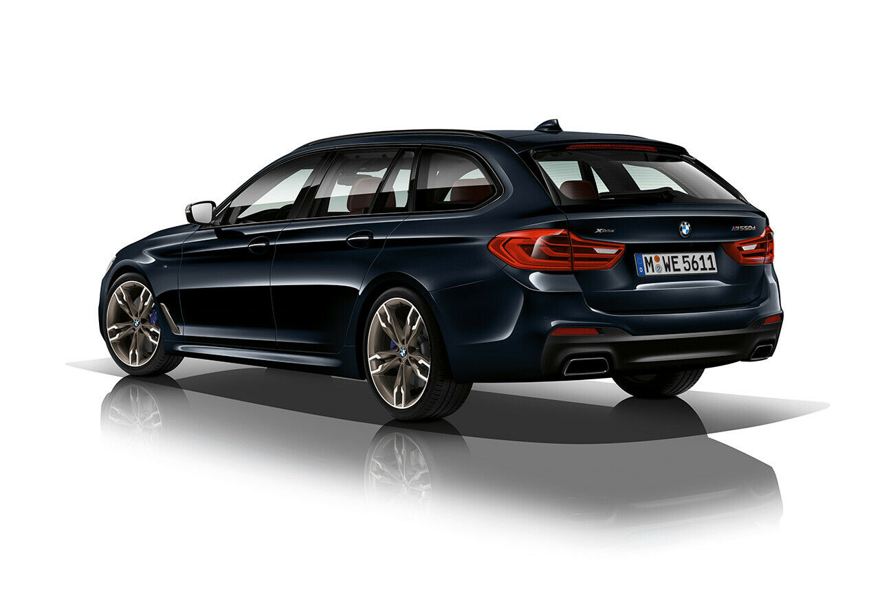 Anders als den Benziner mit dem M, bietet BMW den M550d xDrive auch als Touring an