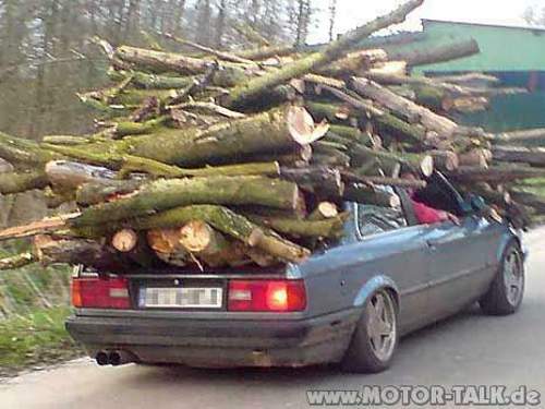 Holz-beladung
