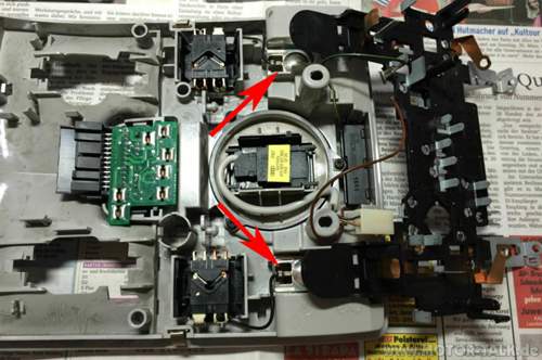 2 Kabel an die Massepunkte anlöten