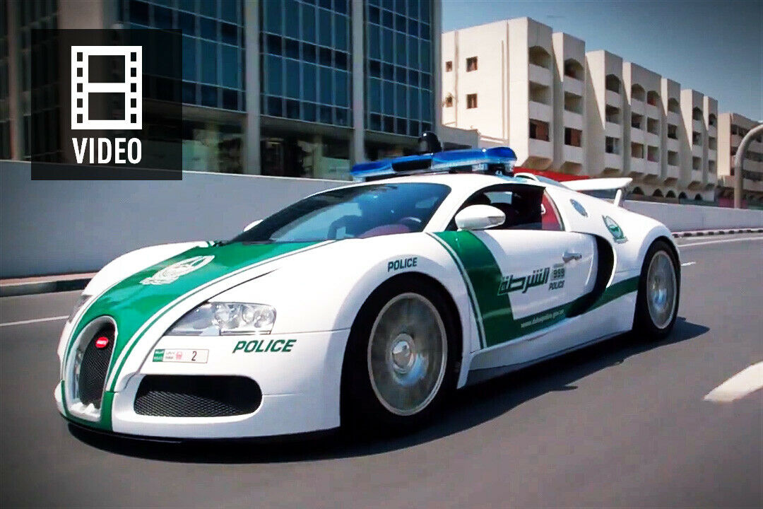 Mit diesem Bugatti Veyron sucht die Polizei von Dubai die Nähe zum Volk