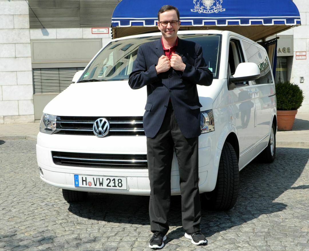 Multivan und Kurt Krömer