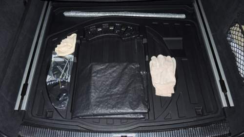 Reserveradmulde mit Abdeckung