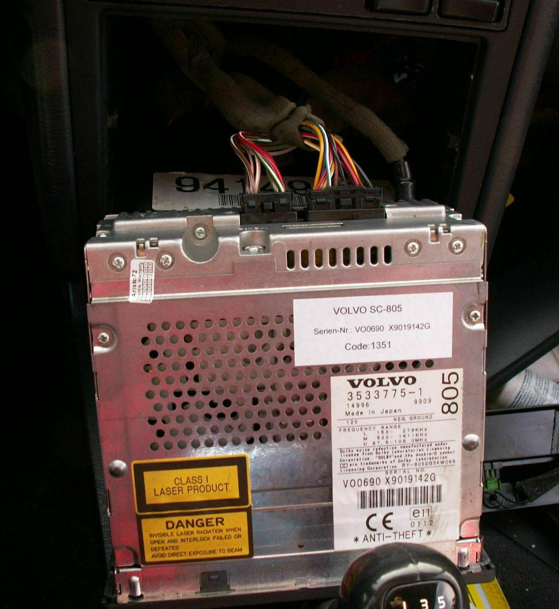 Volvo Radio SC-805