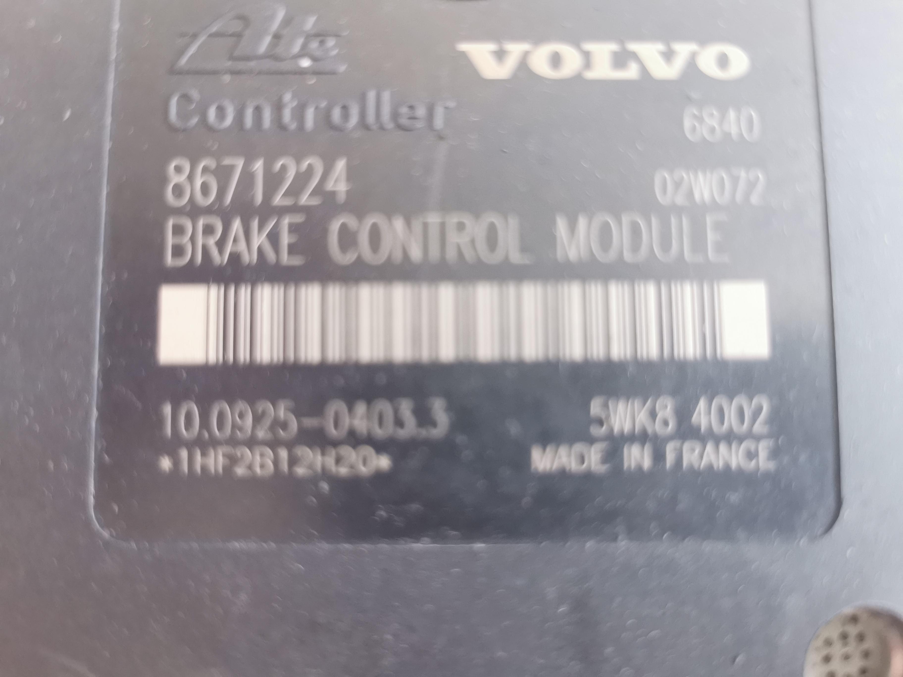 Volvo S80 / ABS Steuermodul Bj. 2002 / 132KW 5Zylinder