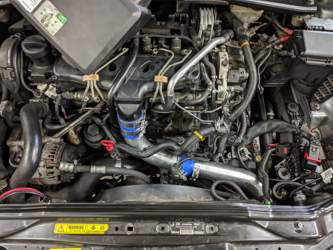Volvo V70 II D5 Wasser Methanol Einspritzung Verrohrung