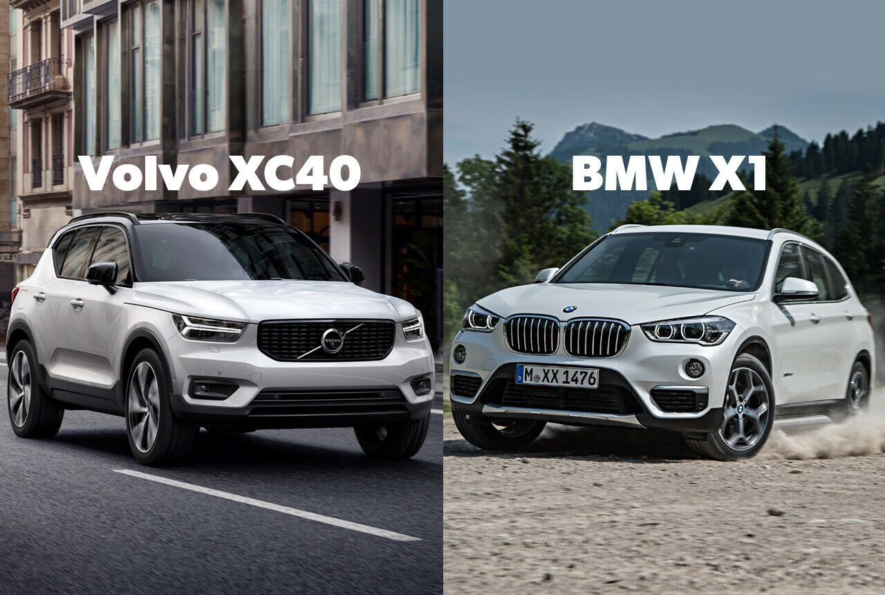 Volvo XC40 und BMW X1 im Preisvergleich: Die Basismodelle starten bei 31.250 und 31.700 Euro