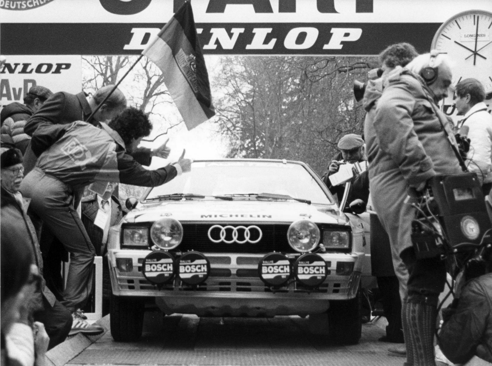 Röhrl, Geistdörfer, Audi, Monte Carlo, 1985