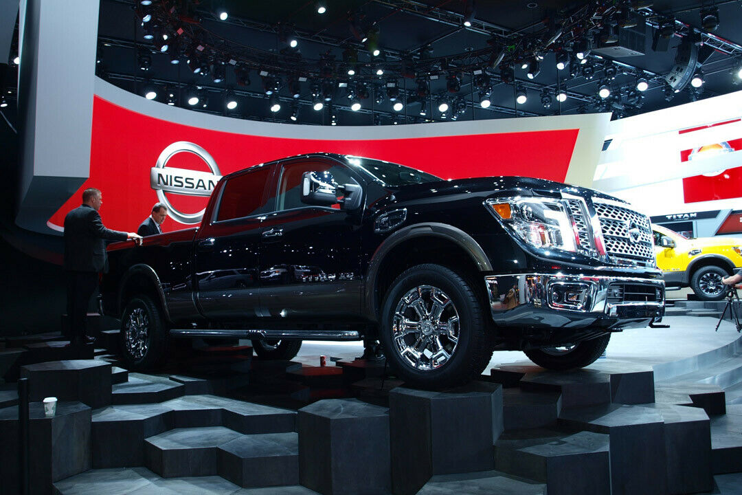 Nissan bietet seinen Pick-up Titan auf dem US-Markt auch mit einem Achtzylinder-Selbstzünder an