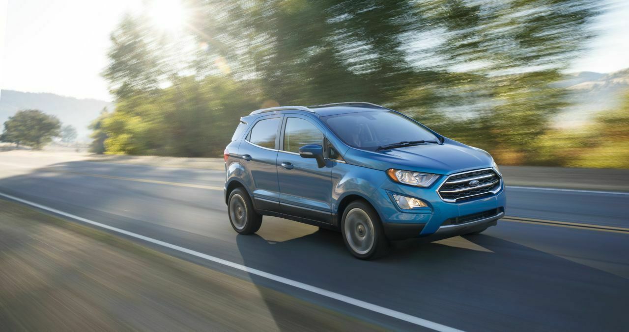 Mit dem neuen, einteiligen Grill bringt Ford den Ecosport auf die aktuelle Designlinie, wie zuvor schon Fiesta, Focus oder Kuga