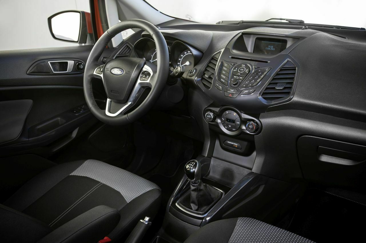 Zum Vergleich: So sieht der noch aktuelle Ford Ecosport im Innenraum aus