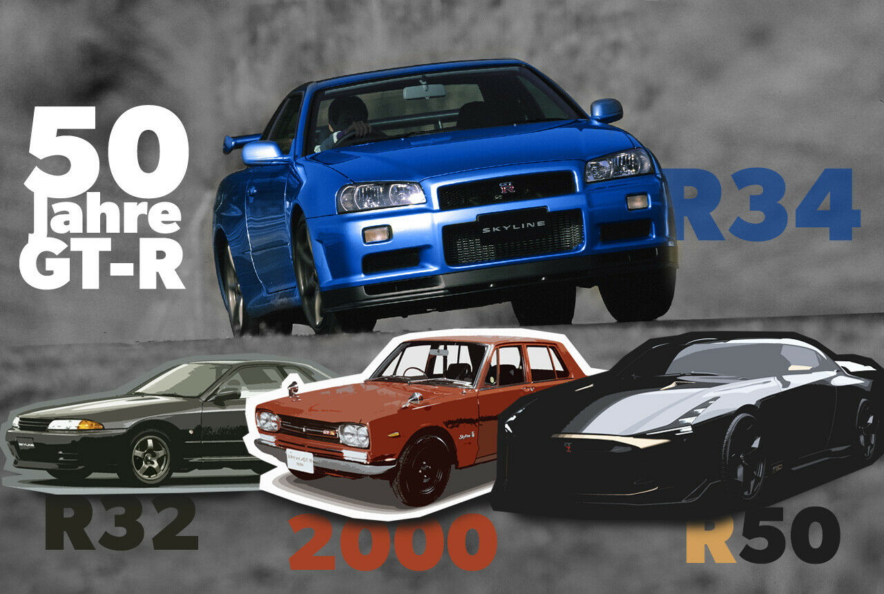 50 Jahre GT-R: Der Nissan-Sportler begann sein Leben als Familienlimousine unter dem Namen Prince