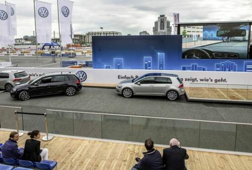 VW auf der IAA: Das ganz ohne Fahrer selbst parkende Auto ist derzeit noch Zukunftsmusik