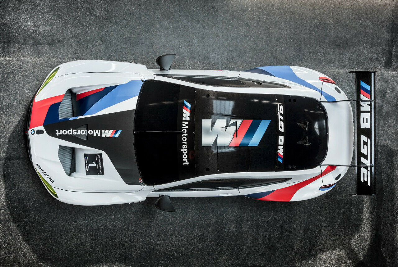 Der BMW M8 GTE aus der Luft