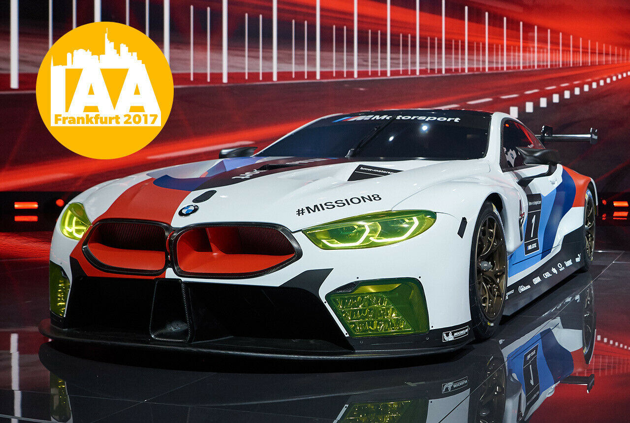 Auf der IAA präsentierte BMW den M8 GTE. Schon ab 2018 soll er auf die Rennstrecke, das Serienmodell des Top-8er dürfte erst ein Jahr darauf kommen