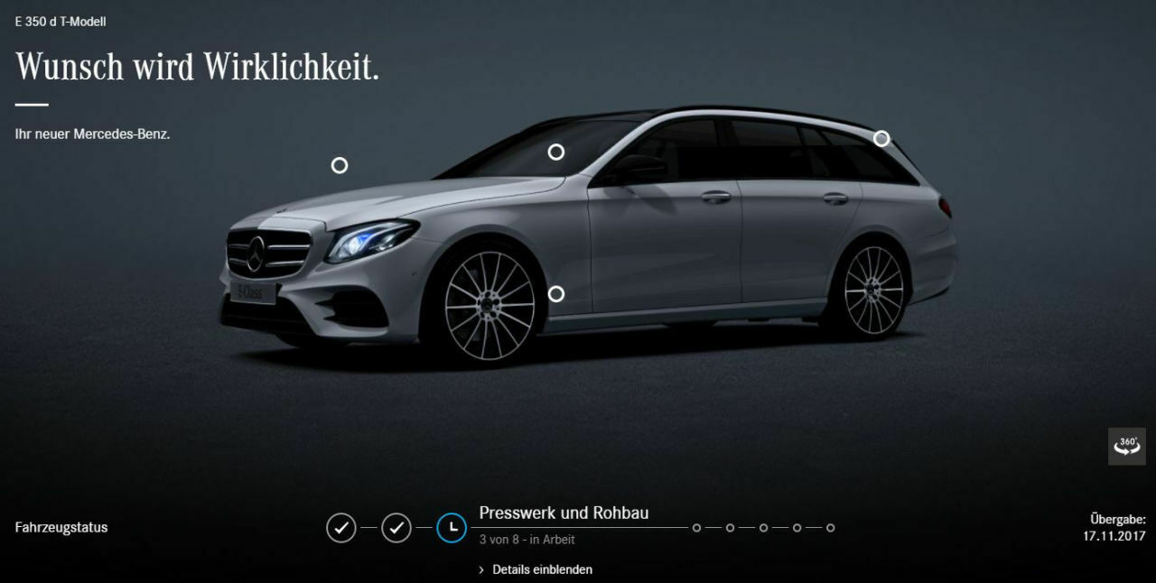 Vorfreude mit Mercedes me