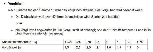Vorgluehen
