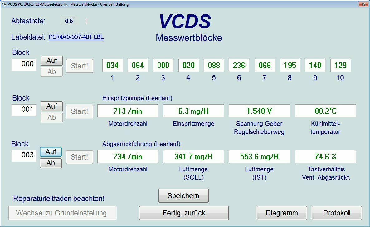 Vorgluehen unabhaengig vom Temperatur-Sensor, A6 C4 2.5 TDI,6-gang, Bj 95