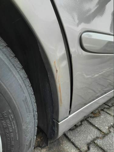 Radlauf vor Instandsetzung