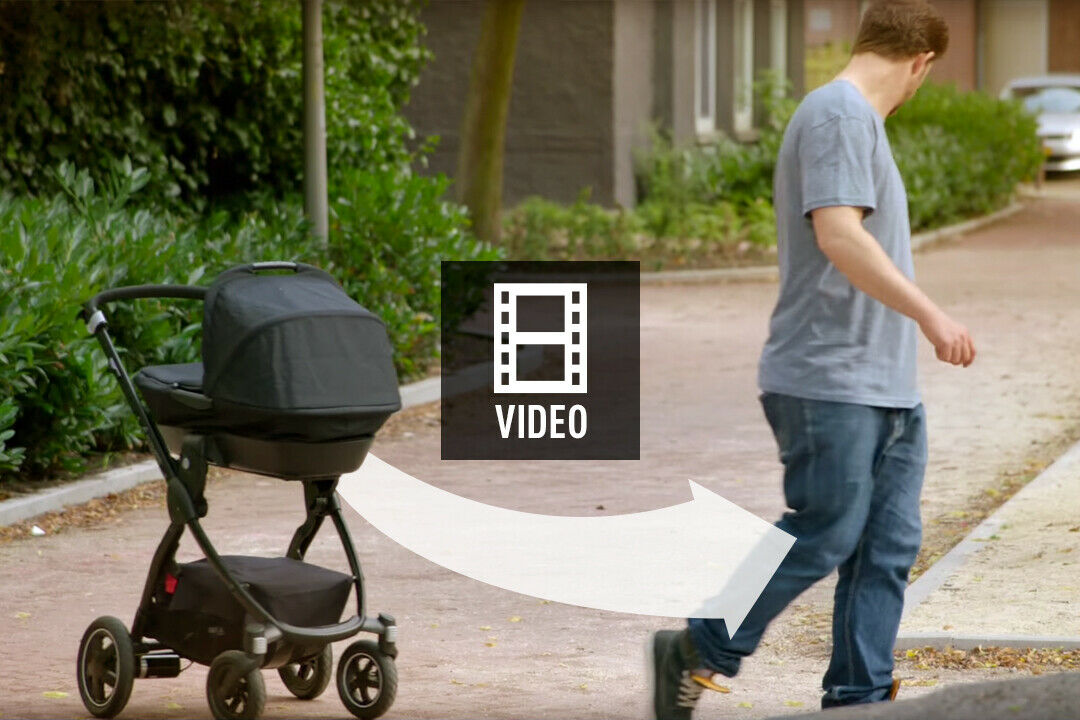 Ein Kinderwagen, der Papa auf Schritt und Tritt folgt? Das ist ein Traum - und wird leider vorerst auch einer bleiben