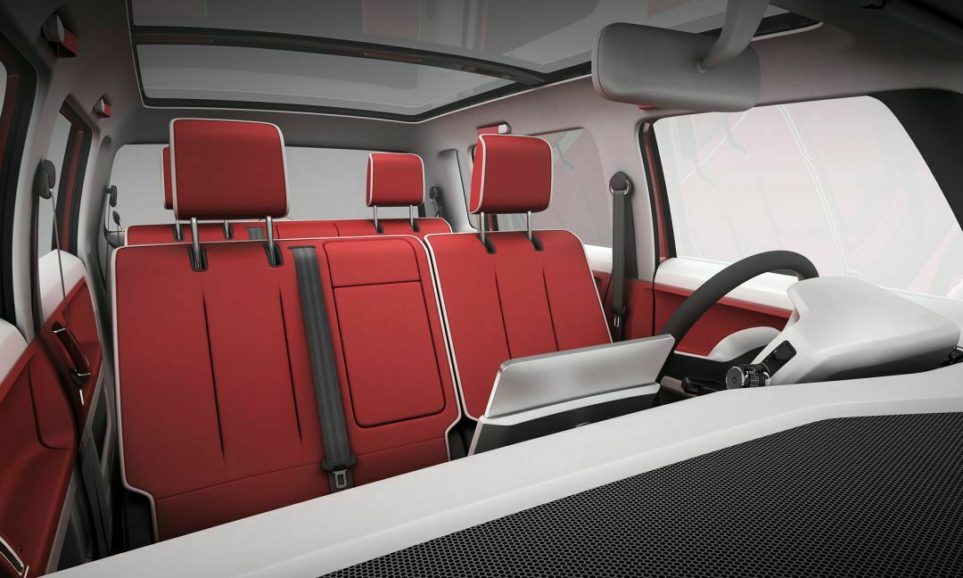 VW Bulli Studie Innenraum