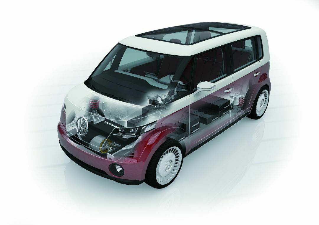 VW Bulli Studie Elektromotor