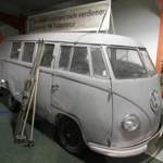 Der älteste Kombi der Welt, dieser Volkswagen T1 von 1950 ist der früheste bekannte Scheibenbus - Grundmann's VW-Sammlung