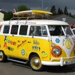 Die erste Ausführung des Volkswagen-Busses ist auch als begehrter Oldtimer immer noch ein… Spassmobil