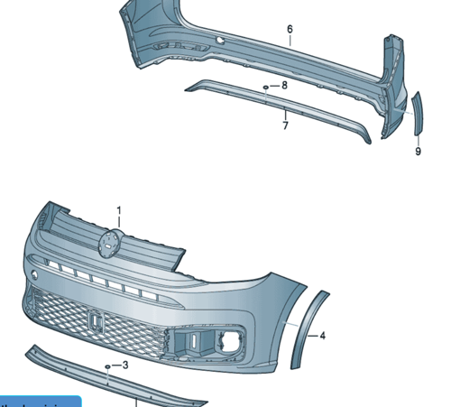 Caddy 5 Panamericana trim
