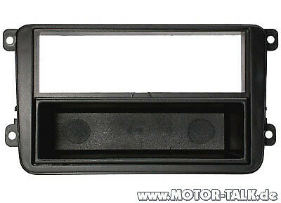 VW Caddy Autoradio Blende mit 1DIN Schacht