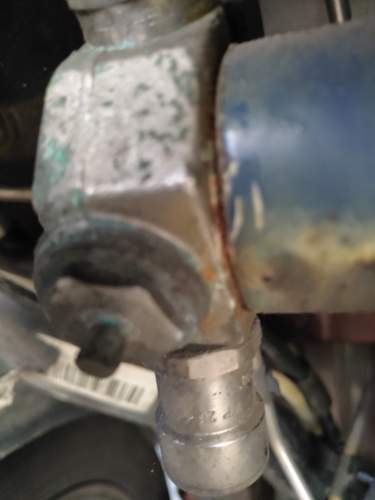 Rost Erdgastank Ventil