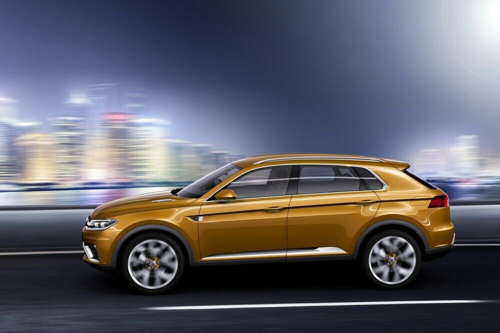 VW Cross Blue Coupé: SUV-Konzept mit abfallender Dachlinie