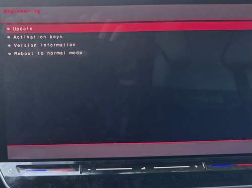 Update Menü