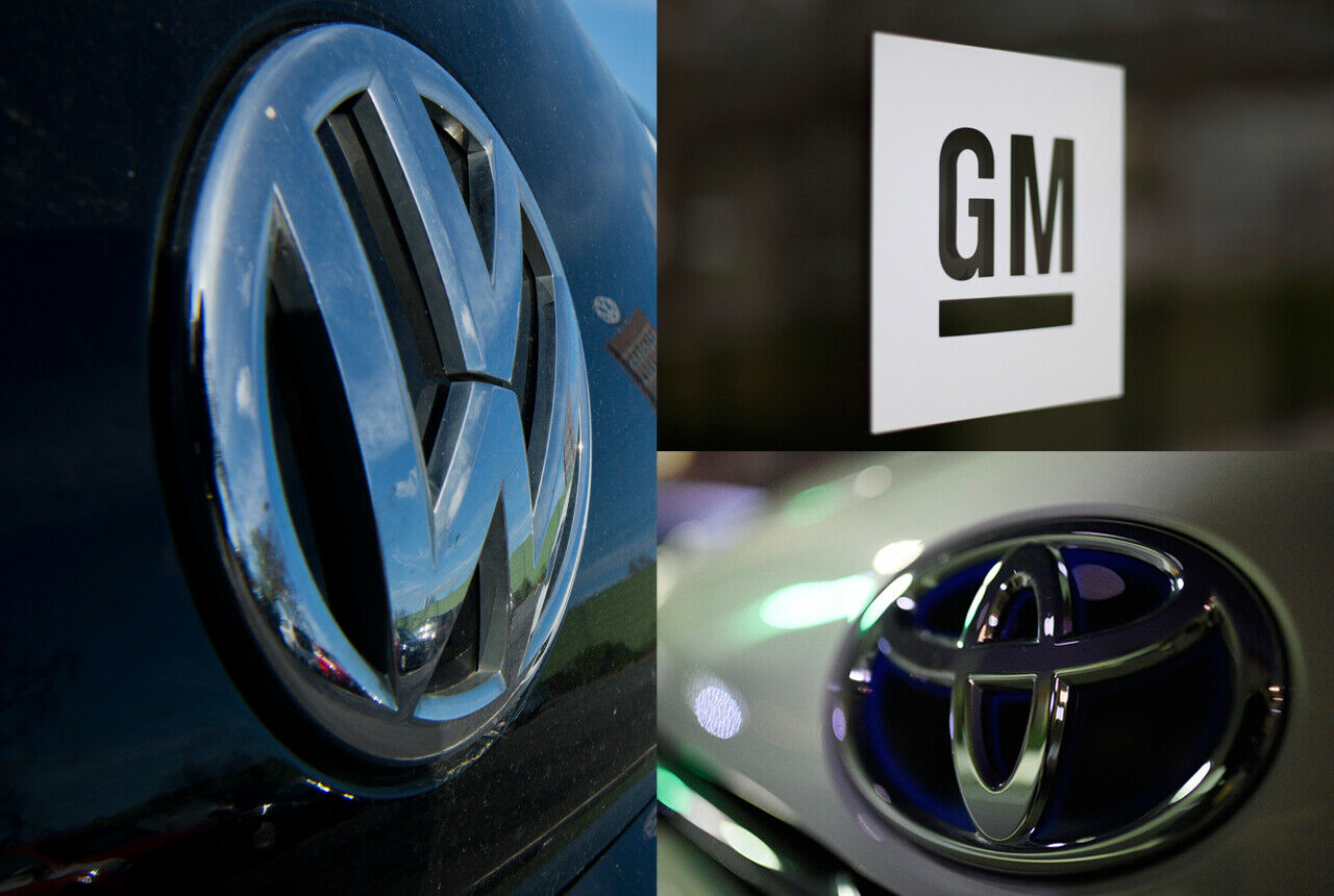 Von Januar bis März lieferte der VW-Konzern 2,51 Millionen Fahrzeuge aus. General Motors und Toyota verkauften im gleichen Zeitraum weniger Autos