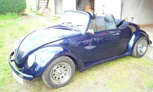 VW-Käfer Speedster nach Neu-Aufbau