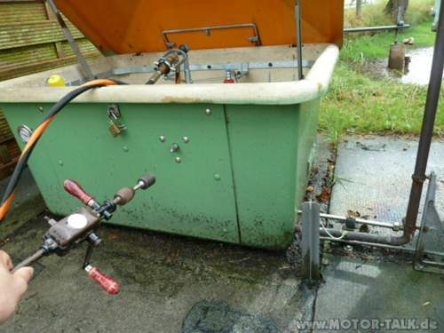 Pumpenkasten außen