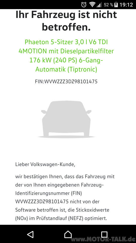 VW Phaeton 3D 3.0 V6 TDI 4Motion Test