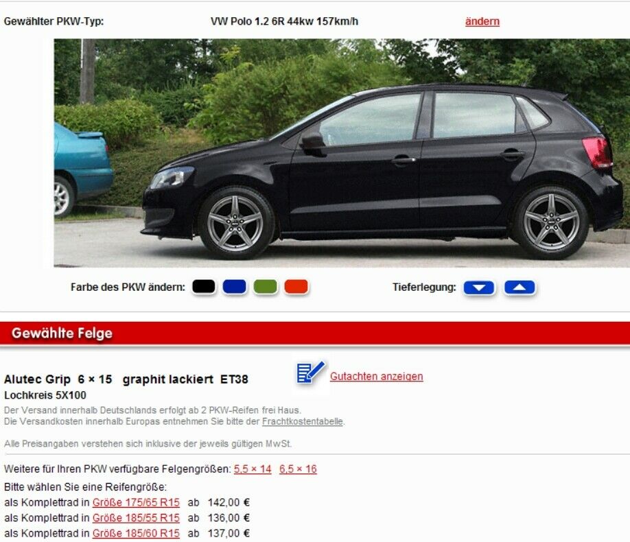 VW Polo V GTI Typ 6R - Winterräder- Sammelthread