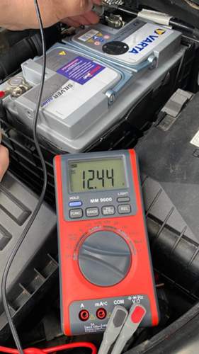 Multimeter-vor-start