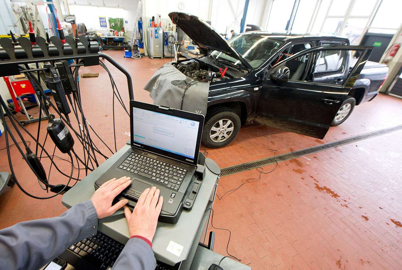 Erste Umrüstung: Dieser VW Amarok bekommt in Hannover die neue Software