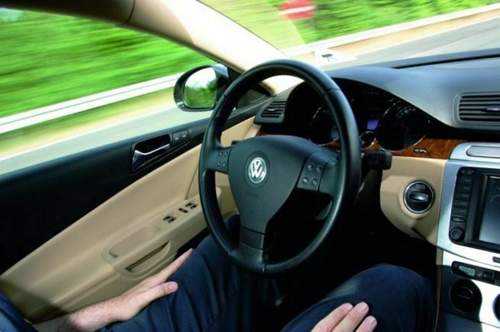Dieser Passat fährt dank TAP allein