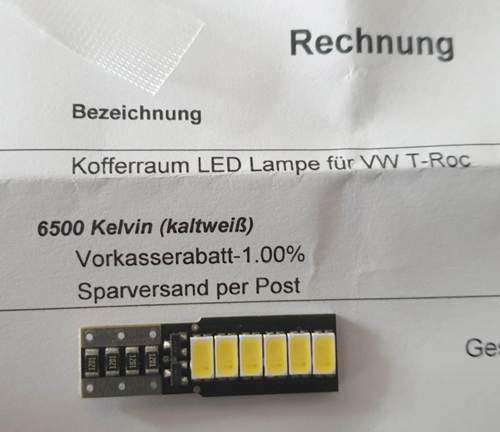 LED Kofferraum
